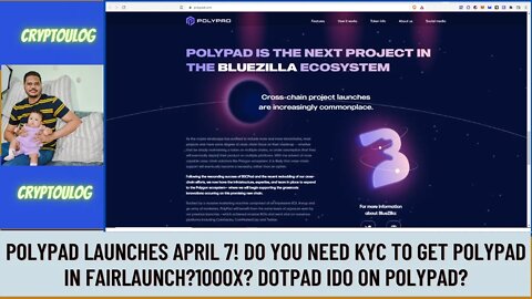Polypad Launches April 7! Do You Need KYC To Get Polypad In Fairlaunch?1000X? Dotpad IDO On Polypad?