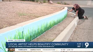 Muralist's work beautifies Palo Verde neighborhood