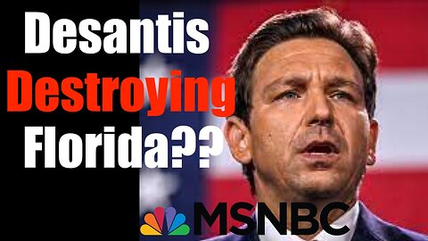 Leftist Cult Media says Desantis Ruining Florida?? PURE Propaganda