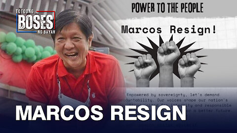 Taumbayan, gulong-gulo na sa Marcos Administration −Marcos Resign Movement