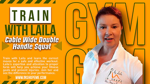 Learn Cable Wide Double Handle Squat with Laila