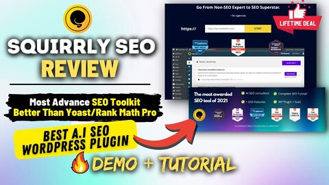 Squirrly SEO Review, Demo + Tutorial | Why it's a Better Yoast/Rank Math Pro Alternative |