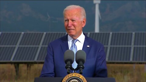 President Joe Biden delivers remarks at NREL in Golden