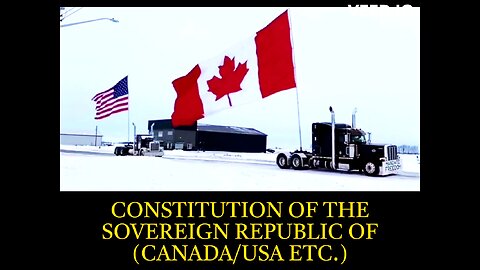 CONSTITUTION OF THE SOVERIEGN REPUBLIC OF CANADA (USA, AUSTRALIA, NEW ZEALAND ETC)