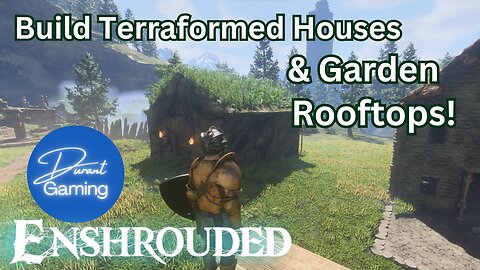 Enshrouded Building Using Terraforming | Garden Rooftops!