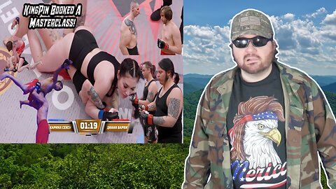 Human Popeye vs Angry Basement Dweller, 2v2 Failed Young Bucks vs Helicopter Boys, Bimbos Do Battle (CA) - Reaction! (BBT)