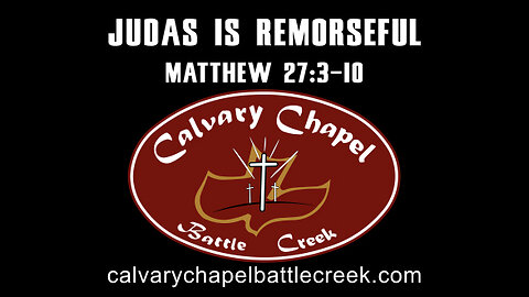 January 21, 2024 - Judas is Remorseful