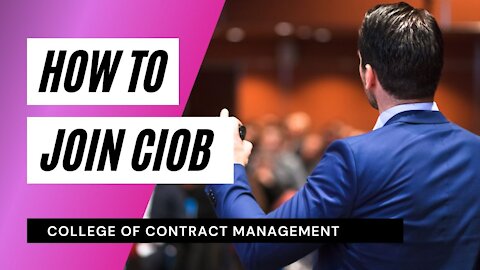 How to Join With CIOB Institute