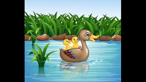 "Simple Serenity: Easy Duck Pond Drawing Tutorial"