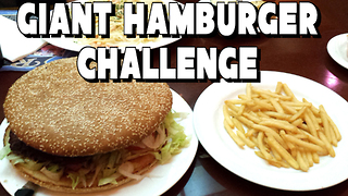 Giant Hamburger Challenge in Laughlin, NV | FreakEating