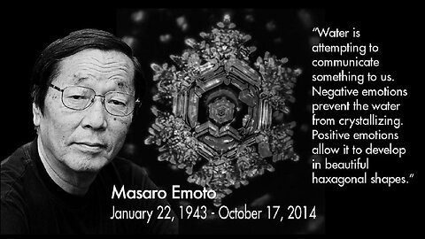 Water, Consciousness And Intent by Dr. Masaru Emoto