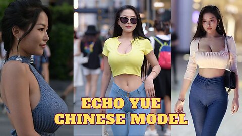 Echo Yue Beautiful Curvy Chinese Fashion Model Pics Photos