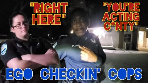 "I'll Make You Stop". EGO CHECK. PUTTING COPS IN THEIR PLACE. Belleair Police. Florida.