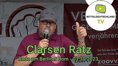 Clarsen Ratz - Rede am Berliner Dom - 03.10.2023