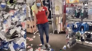 Rich Karen Destroys Target Over Masks