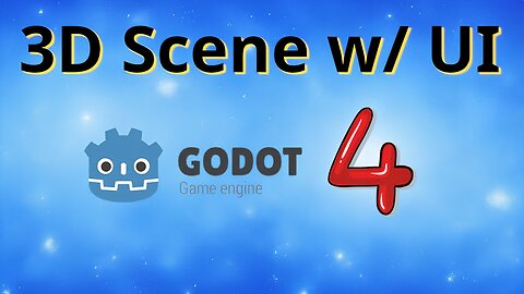 Godot 4 - Basic 3D w/ UI Template