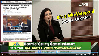 Karen Kingston Presents VACCINE BIOWEAPON to Collier County Commission in Florida