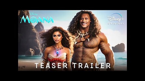 MOANA Live Action - Official Trailer (2024) Zendaya, Dwayne Johnson | Disney+