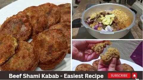 Beef Shami Kabab in Easiest way || Dawat Recipes || Fresh daily