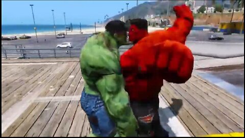 HULK VS SPIDERMAN RED IRON MAN VS THOR VS THANOS VS CAPTAIN AMERICA VS BLACK PANTHER