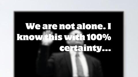 David Grusch says: We are not alone... [ I.C #05 ]