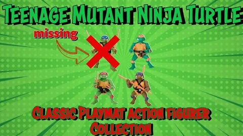 Classic TMNT Action Figure Playmats 2021 Episode 1