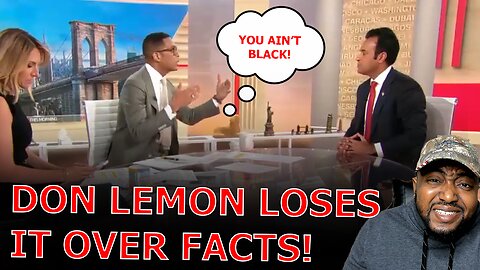 Don Lemon LOSES HIS MIND Telling Republican He Ain't Black For STATING FACTS In HEATED Debate!