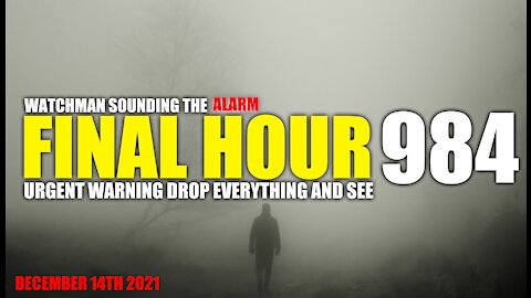 FINAL HOUR 984 - URGENT WARNING DROP EVERYTHING AND SEE - WATCHMAN SOUNDING THE ALARM