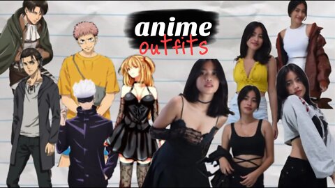 dressing like my fav anime character (anime inspired outfit) || itsjrhldn