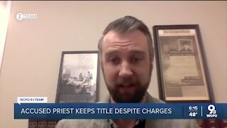 Accused priest keeps title despite charges