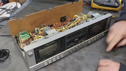 Realistic TCS 74 Dual Tape Deck Built Replacement & Service