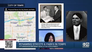 City of Tempe one step closer to renaming streets and parks