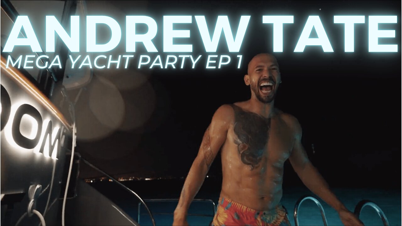 andrew tate yacht party