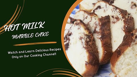 HOT MILK TEATIME MARBLE CAKE/HEAVENLY HOT Milk Tea Marble Cake
