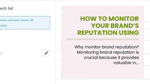 How to monitor your brand’s reputation using Agorapulse
