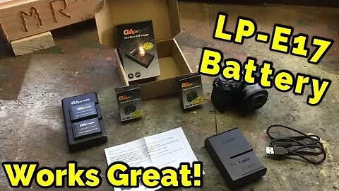 Canon EOS M3 M5 M6 Generic Battery that actually works? OAproda LP-E17 Batteries and Charger