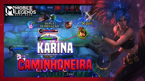 COM KARINA TANK É MUITO FÁCIL CARREGAR KKKKKKKK | MLBB