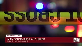 PD: Man shot, killed following argument near 51st Avenue and Baseline Road