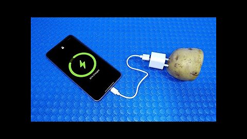 How to generate free electricity with potato (charge your phone) | Simple Tips
