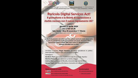 Pericolo Digital Services Act! Il giornalismo e la libertà di espressione a rischio censura?