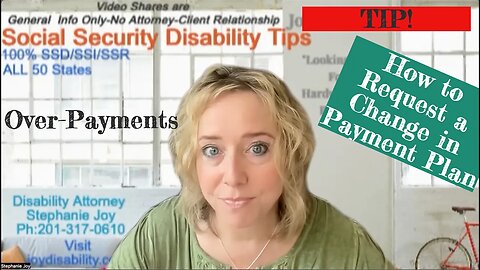 HELP with OVERPAYMENT - How to ask for a better payment plan on overpayment with the SSA-634