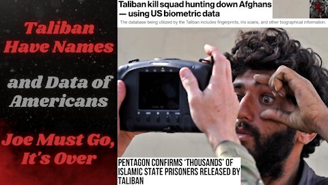Taliban Have Biometric Data ON TOP of Names of Americans Still In Afghanistan | Terrorists Released