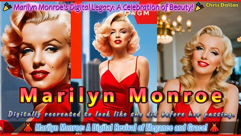 👗 Marilyn Monroe: A Digital Revival of Elegance and Grace! 👗