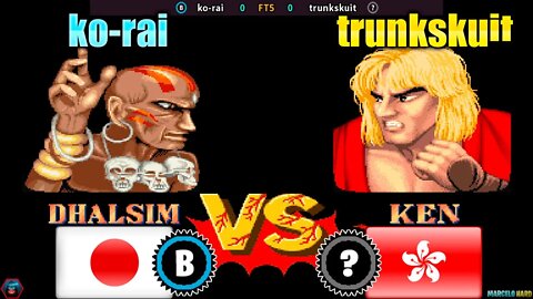 Street Fighter II: The World Warrior (ko-rai Vs. trunkskuit) [Japan Vs. Hong Kong]