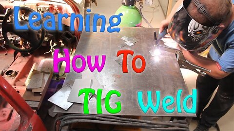 Learning How To TIG Weld (Part 1) | Mild Steel | Lap Joint