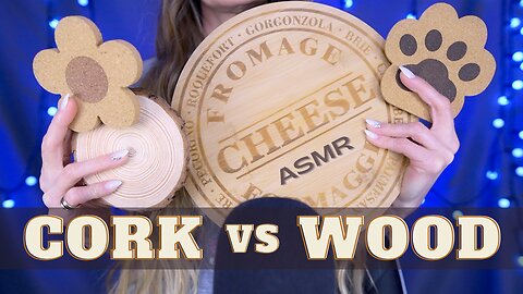 ASMR 🪵 Cork Vs Wood 🪵 - NO TALKING 💤 BINAURAL