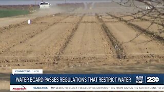 Emergency Regulations on Water to the Central Valley