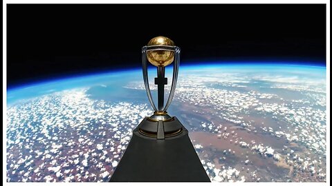 ICC Men's Cricket World Cup Trophy Tour 2023 launches into space 🚀