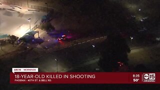 Teen shot, killed near Paradise Valley Park Friday night