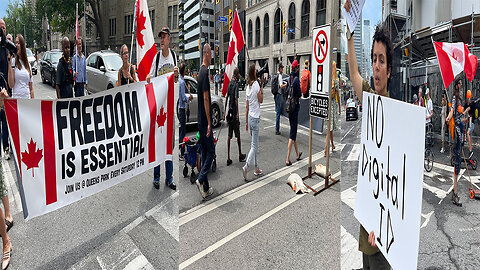 Raw Video: Toronto weekly freedom rally